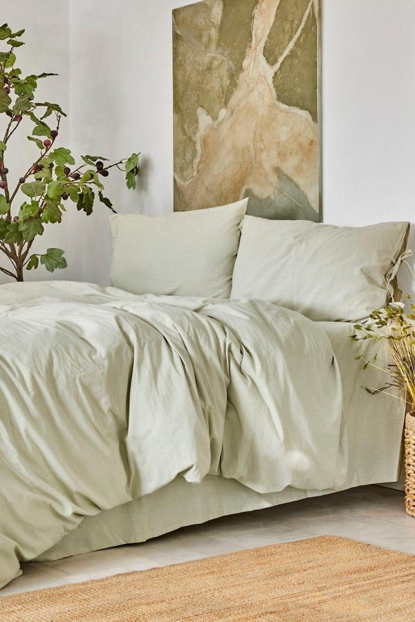 Karaca Home 4 Element Bej %100 Pamuk Çift Kişilik Nevresim Takımı Toprak - Image 1