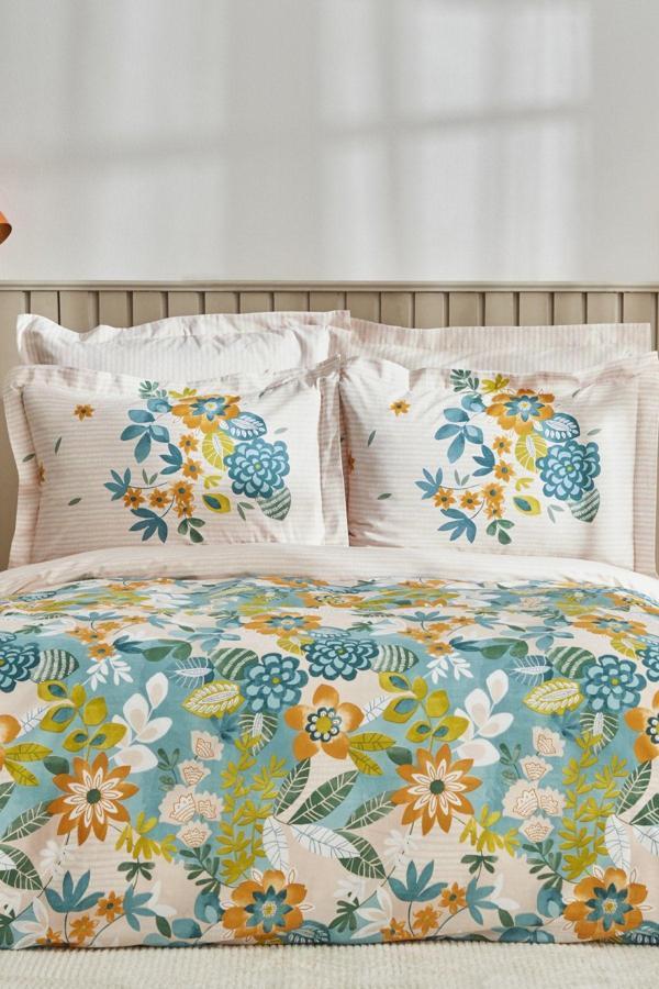 Karaca Home Botanical Tek Kişilik Nevresim Takımı Yeşil - Image 1