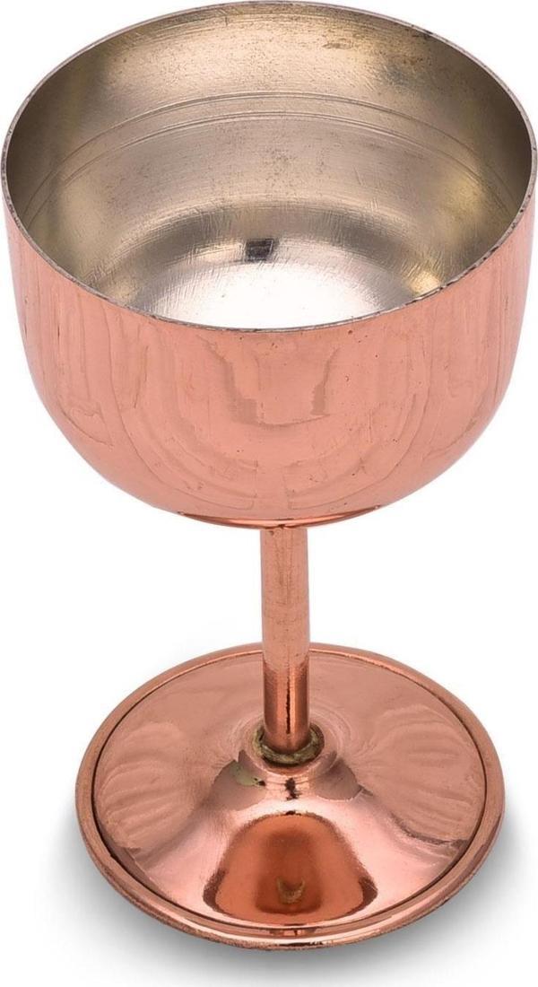 Turna Bakır Vino Kadeh 2 No Düz 400 Ml Kırmızı Turna0457-1 - Image 1