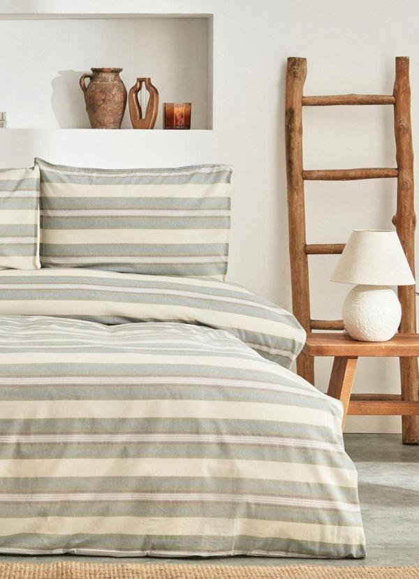 Karaca Home Desert Tek Kişilik Nevresim Takımı Yeşil - Image 1