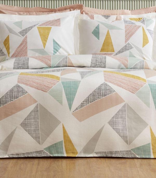Karaca Home Lenny %100 Pamuk Çift Kişilik Pike Takımı Multicolor Pp - Image 1