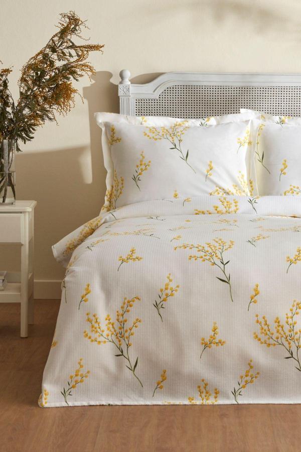 Karaca Home Loretta %100 Pamuk Çift Kişilik Pike Takımı  - Image 1