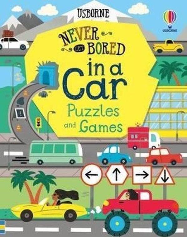 Never Get Bored in a Car Puzzles & Games - Usborne - Image 1