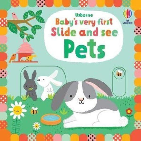 Baby's Very First Slide and See Pets - Usborne - Image 1