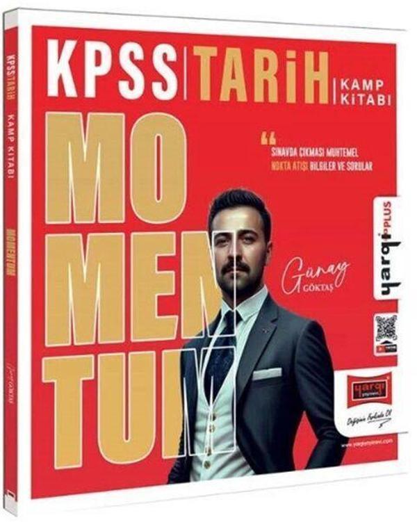 2025 KPSS Genel Kültür Momentum Tarih Kamp Kitabı Yargı Yayınları - Yargı Yayınları - Image 1