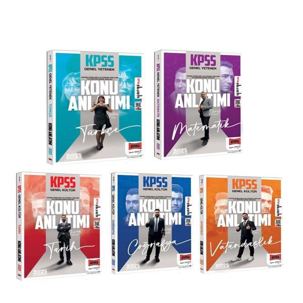 Yargı 2025 KPSS Genel Yetenek Genel Kültür Konu Seti 5 Kitap - Yargı Yayınları - Image 1