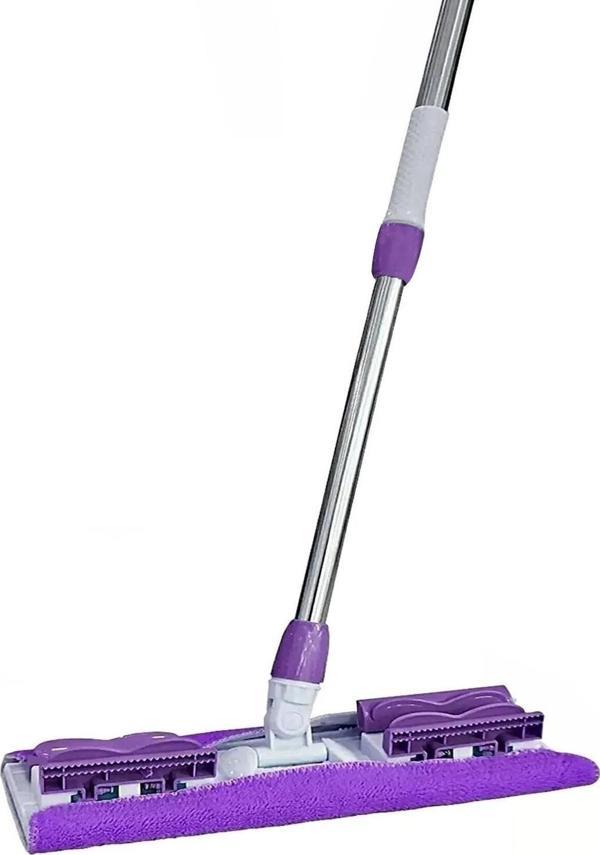 PONY MANDALLI MOP MİKROFİBER YÜZEY TEMİZLİK SETİ PASPAS YER DUVAR CAM KISKAÇLI KLİPSLİ - Image 1
