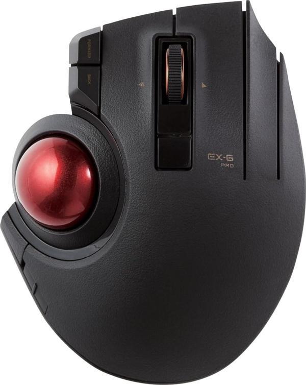 ELECOM Trackball Kablosuz Mouse, Ergonomik Mouse, 3 Cihaz Bağlantısı, Kablolu - Image 1