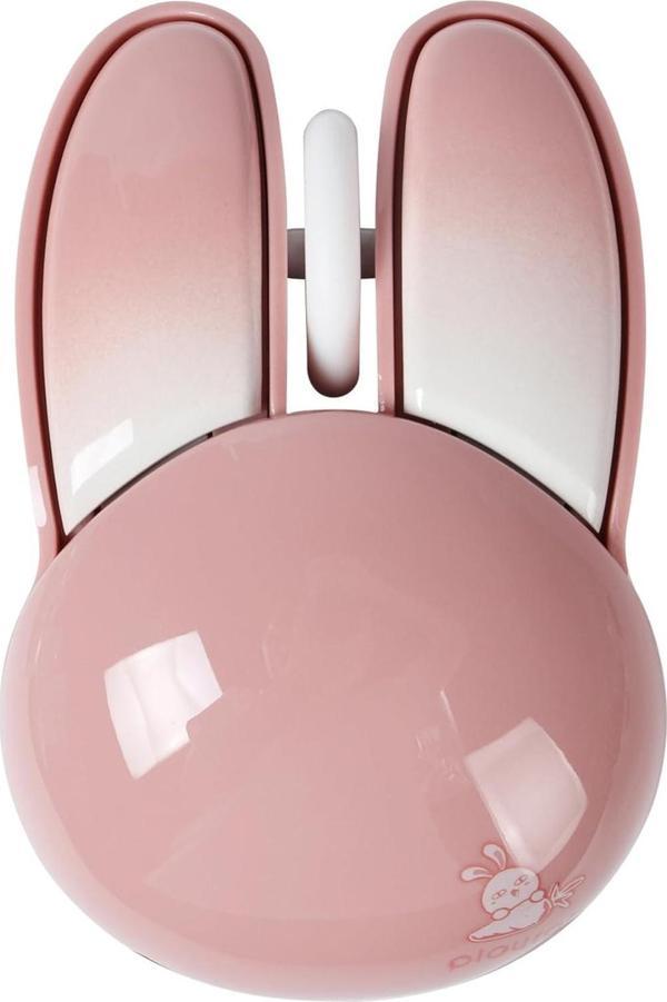 Guguelec Kablosuz Mouse, Sevimli Tavşan Bluetooth Çift Mod, Küçük - Pembe - Image 1