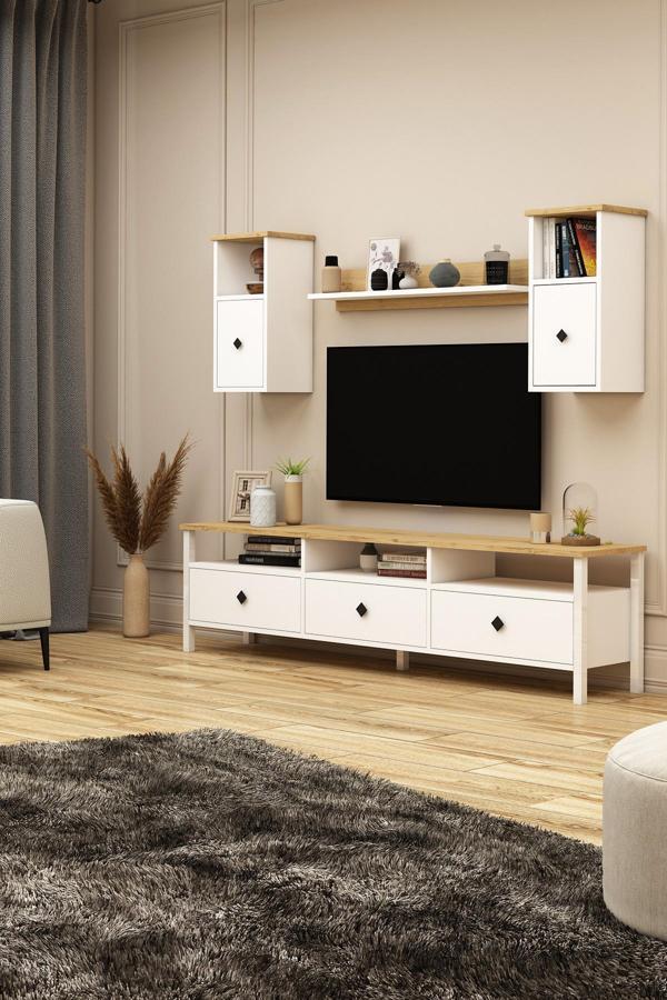Avmpark Remy Tv Ünitesi 180 Sepet-Beyaz TV-D2U1 - Image 1