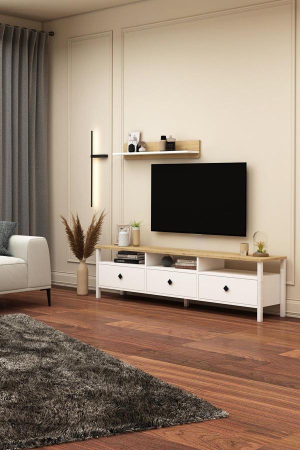 Avmpark Remy Tv Ünitesi 180 Sepet-Beyaz TV-U1 - Image 1