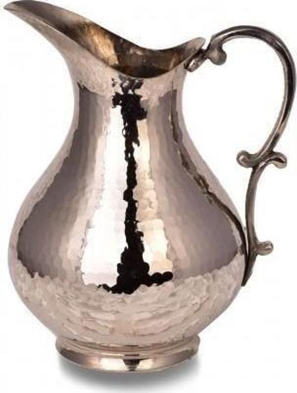Turna Bakır Pınar Sürahi 2 No El Dövme Nikel Turna7258-2 - Image 1