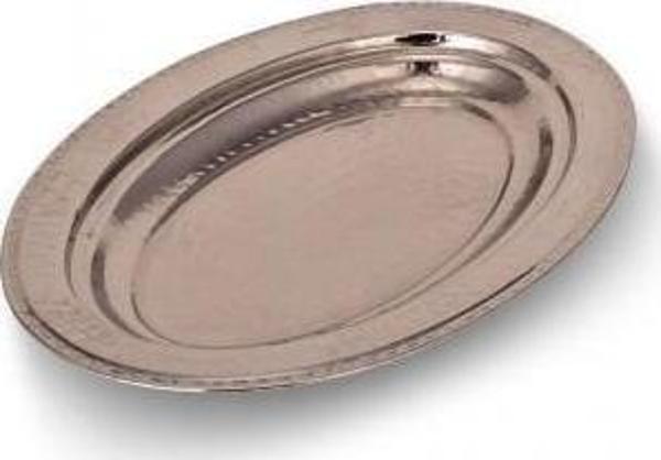 Turna Bakır Piyade İskender Kebap Kayık Sunum Tabağı 30 Cm El Dövme Nikel Turna4417-2 - Image 1