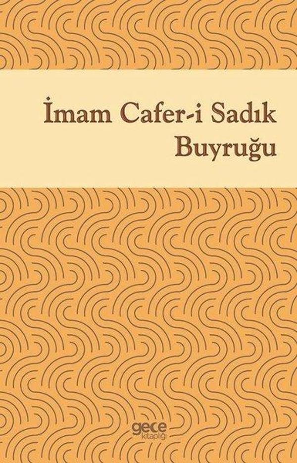 İmam Cafer-i Sadık Buyruğu - Gece Kitaplığı - Image 1