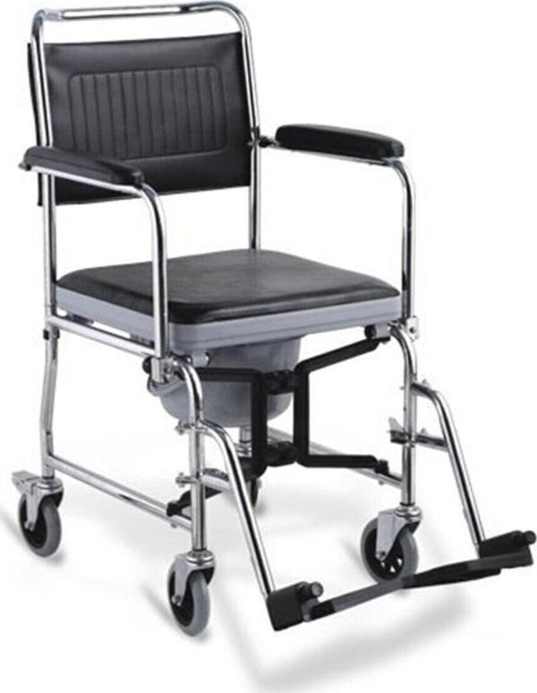 Medikaltec P689 Tekerlekli Klozetli Katlanabilir Koridor Arabası - Image 1