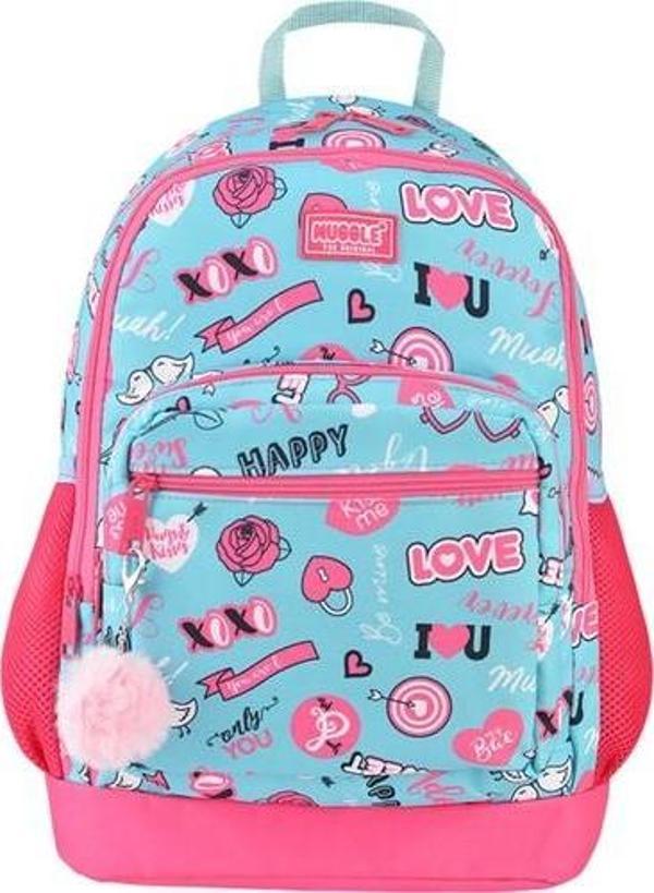 010 Şahin - Mu0303 Muggle Mu-0303 Ot-Love Yeşil Okul Çantası - Image 1