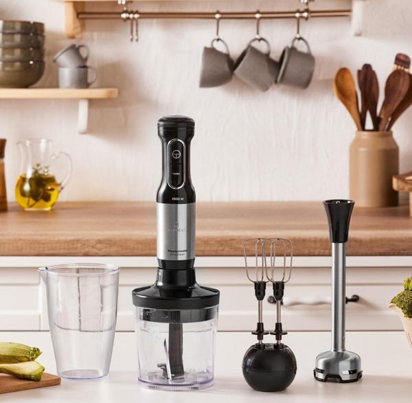 Karaca Mastermaid Prosteel 1500W Blender Seti siyah-Inox - Image 1