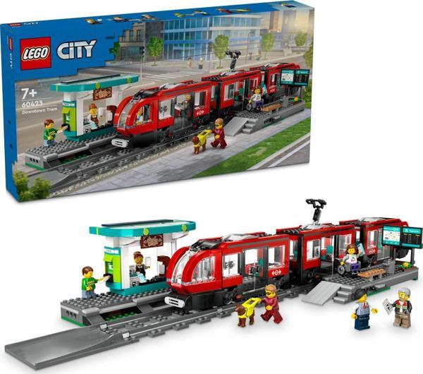 City Şehir Merkezi Tramvay İstasyonu 60423 - 7 Yaş ve Üzeri Yapım Seti (811 Parça) - Image 1