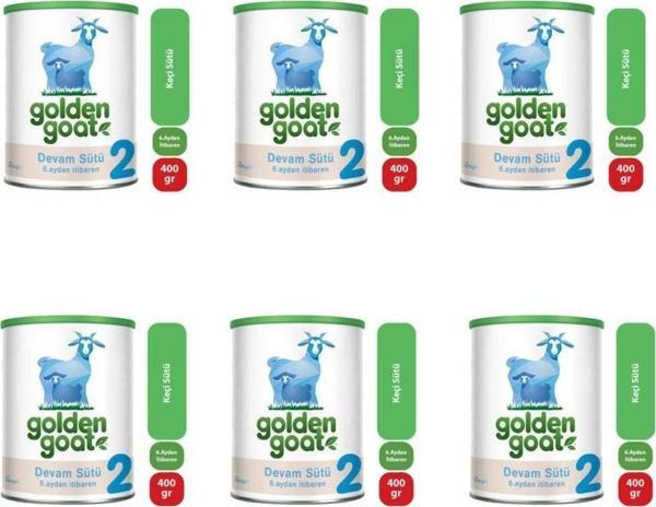 Golden Goat 2 Keçi Sütü Bazlı Bebek Sütü 400 Gr*6 Kutu - Image 1