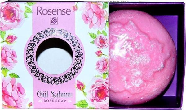 Rosense Doğal Saf Gül Sabunu 110  gr Rose Soap - Image 1