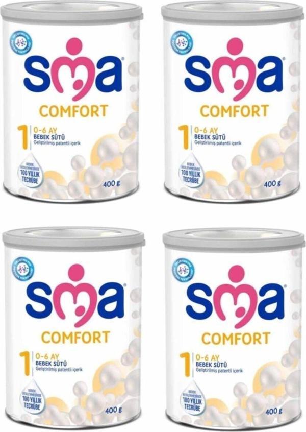 SMA Comfort 1 Bebek Sütü 400 Gr 4 Adet - Image 1