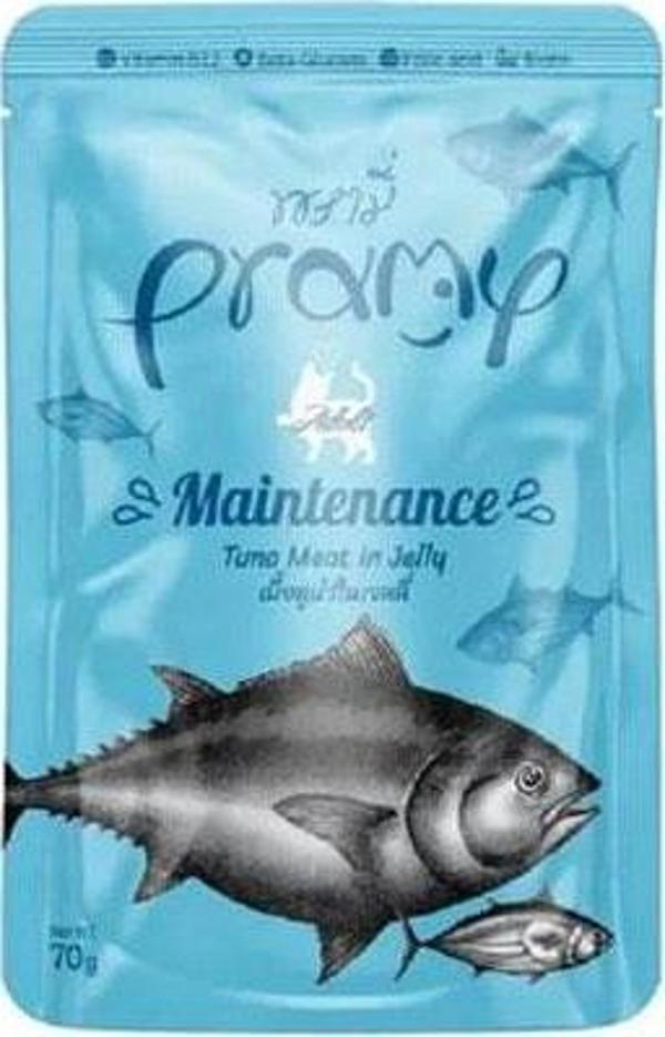 Pramy Maintenance Jöle İçinde Yağsız Ton Balıklı Yetişkin Kedi Konservesi 70 Gr - Image 1