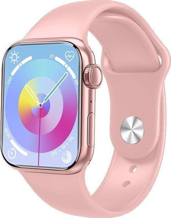 jhy Smart Watch Series 9 Pink Akıllı Saat - Image 1