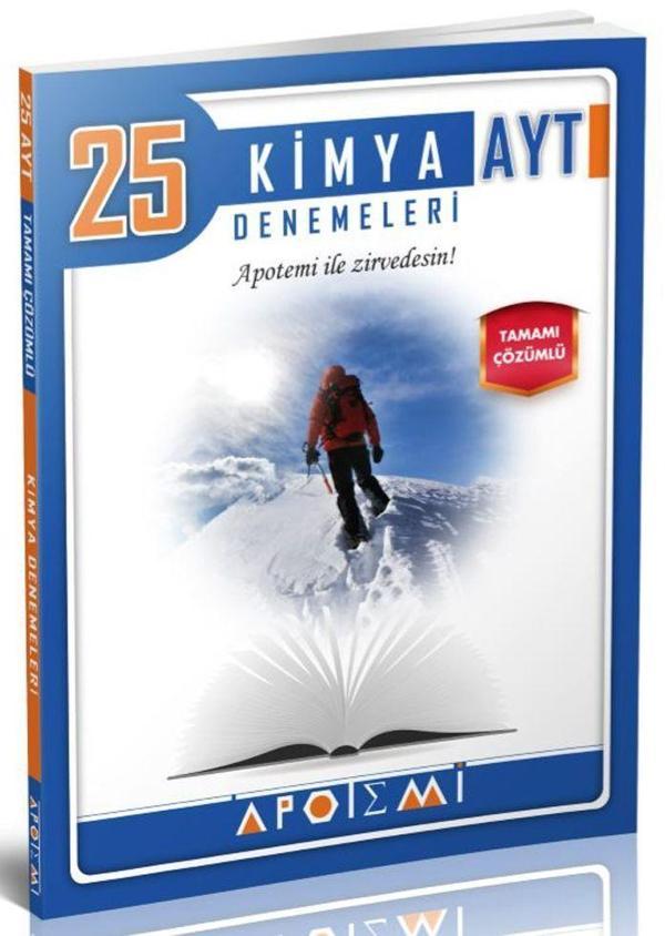 Apotemi Yayınları AYT Kimya 25 li Denemeleri - Apotemi Yayınları - Image 1