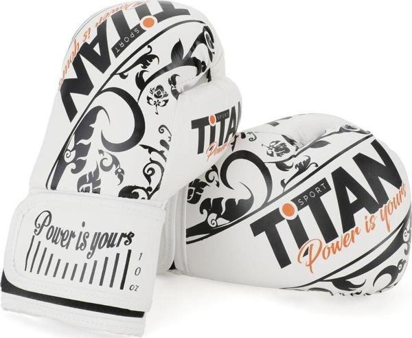 Titan Sport BEYAZ İŞLEMELİ BOKS ELDİVENİ - Image 1
