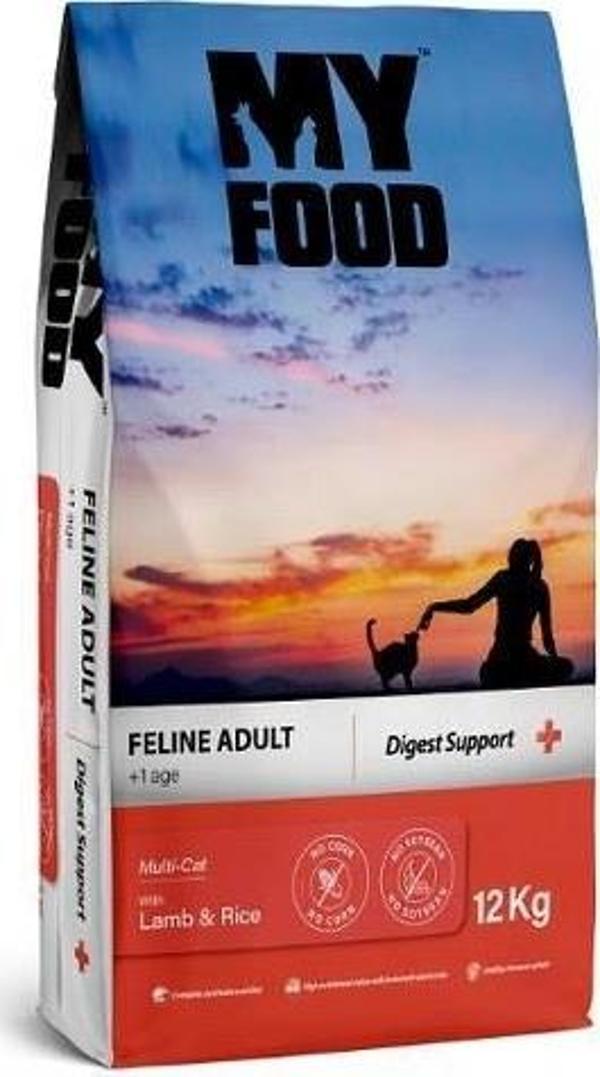My Food Kuzulu&Pirinçli Yetişkin Kedi Maması Digest Support 12 Kg - Image 1