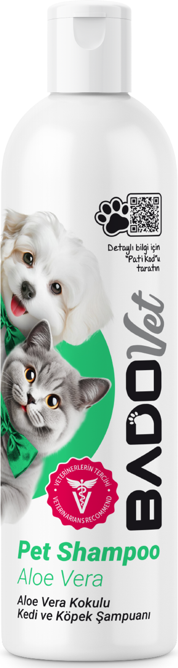 Bado Bebek Pudrası Kokulu Kedi ve Köpek Şampuanı 400 ML - Image 1