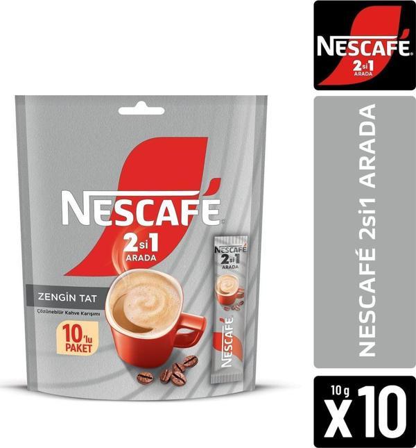 Nescafe 2si1 Arada 10'lu Paket 10x10g - Image 1