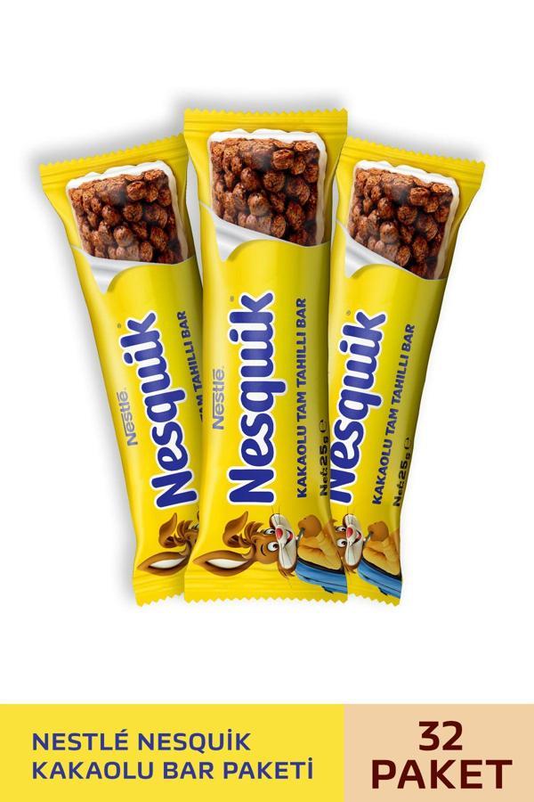 Nestle Nestlé Nesquik Kakaolu Tam Tahıllı Bar 32x25g - Image 1