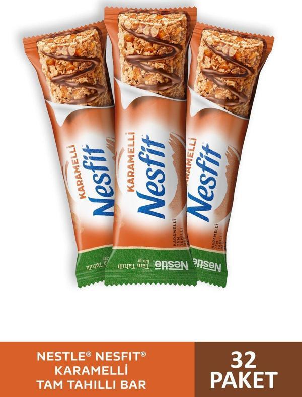 Nestle Nesfit Karamelli Tam Tahıllı Bar 32x23,5g - Image 1