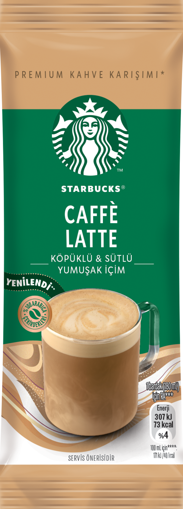 Nestle Starbucks Caffe Latte Premium Kahve Karışımı 18g - Image 1