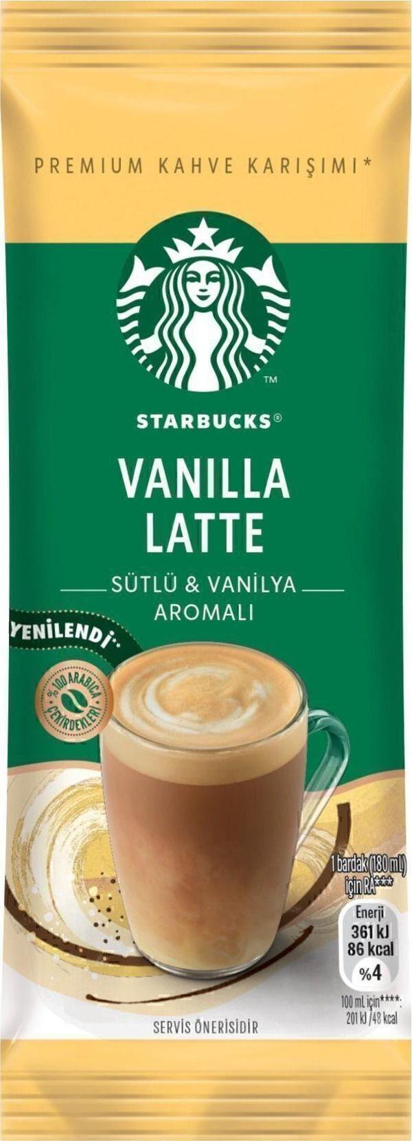 Nestle Starbucks Vanilla Latte Premium Kahve Karışımı 21.5g - Image 1
