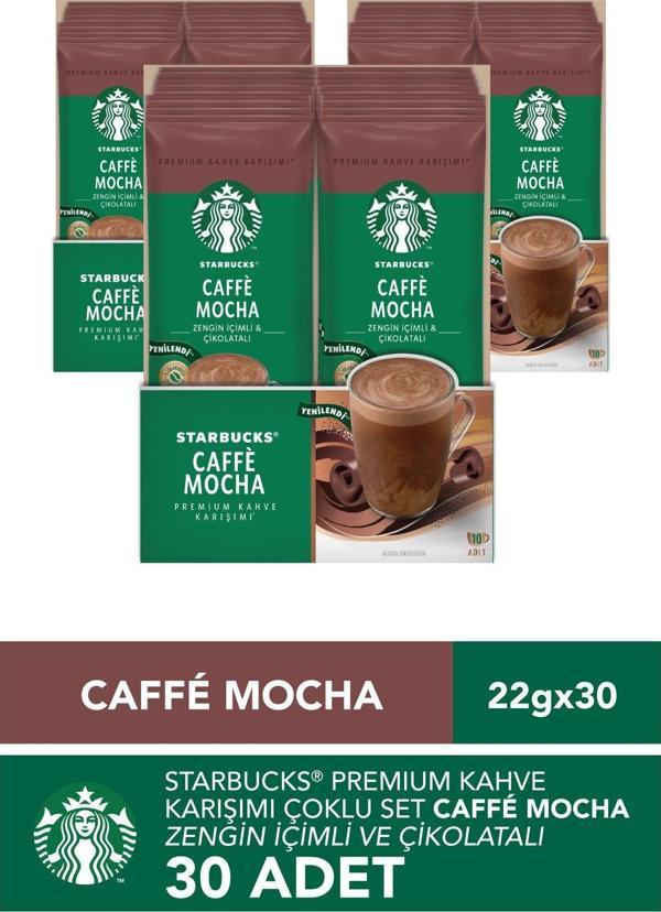 Starbucks Caffè Mocha Premium Kahve Karışımı 3 x 10'lu Paket (10x22g) - Image 1