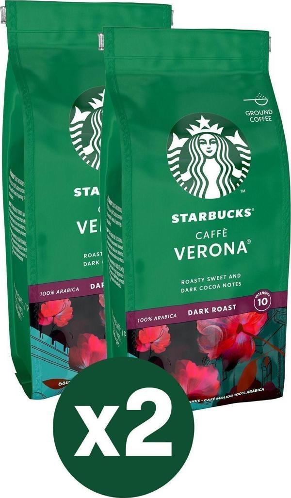 Starbucks Caffè Verona Öğütülmüş Kahve 2x200g - Image 1