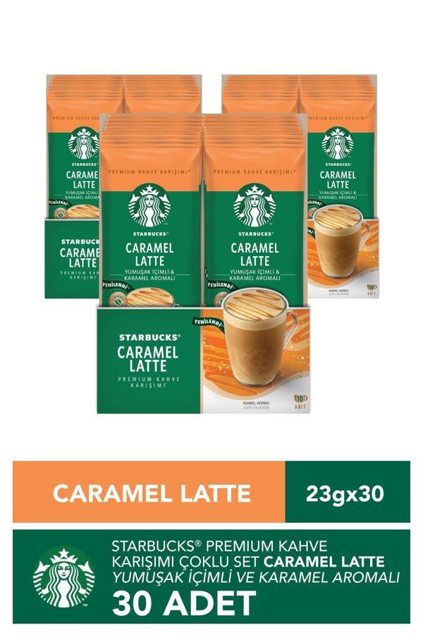 Starbucks Caramel Latte Premium Kahve Karışımı 23 gr x 30 Adet - Image 1