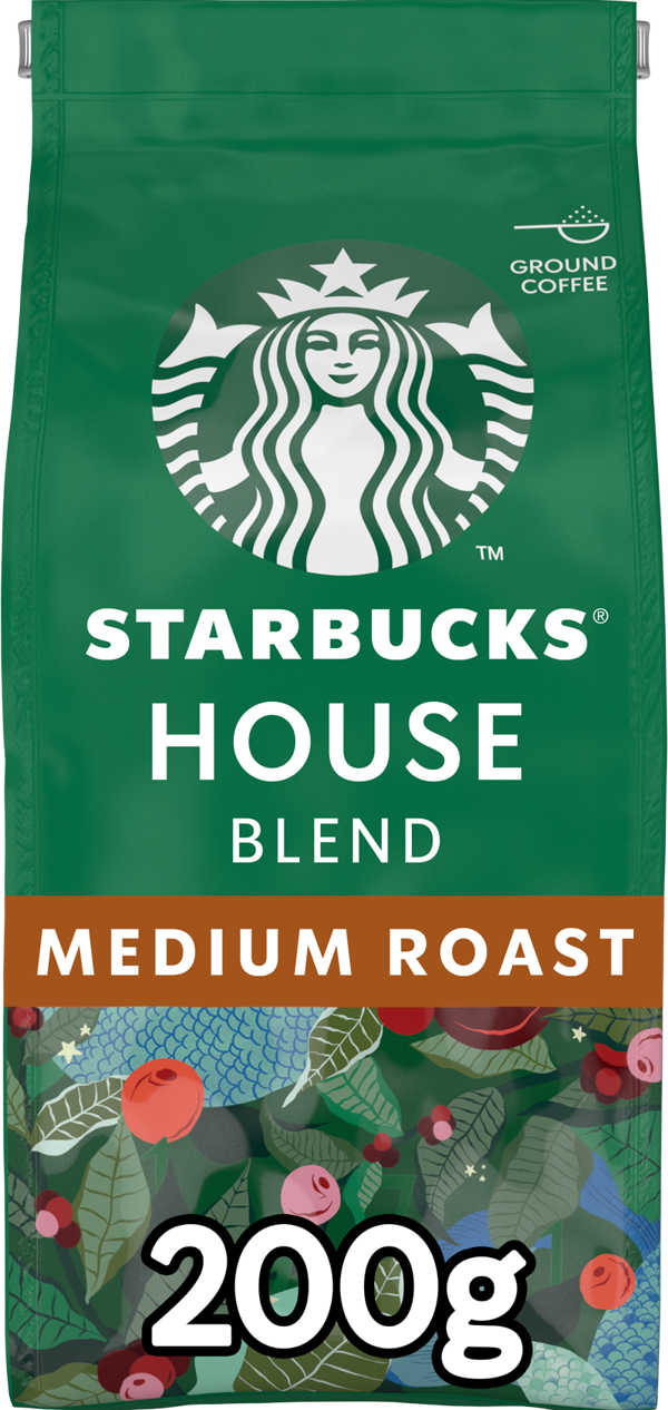 Starbucks House Blend Medium Roast Öğütülmüş Kahve 200g - Image 1
