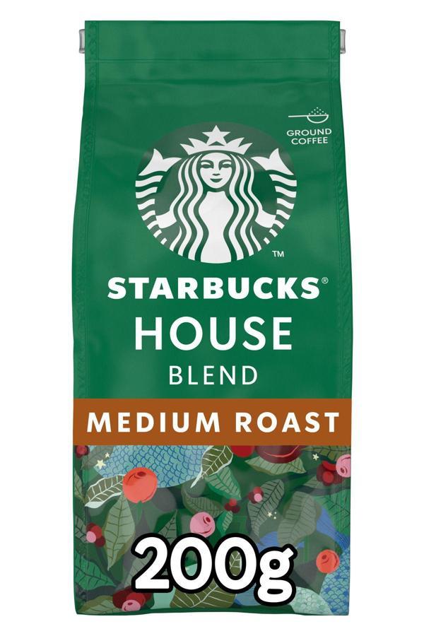 Starbucks House Blend Medium Roast Öğütülmüş Kahve 200g - Image 1