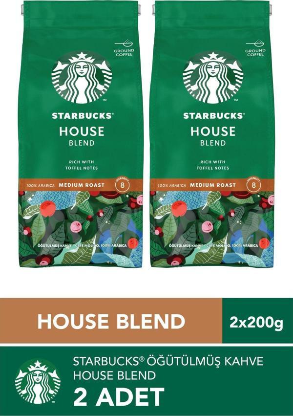 Starbucks House Blend Öğütülmüş Kahve 2x200g - Image 1