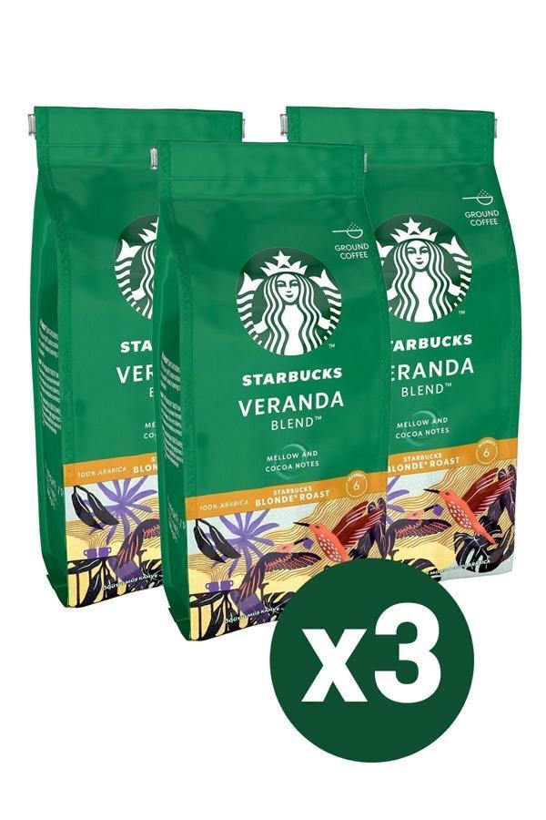 Starbucks Veranda Blend Öğütülmüş Kahve 3x200g - Image 1
