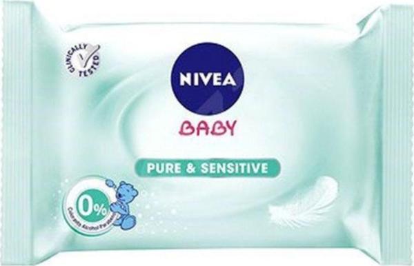 Nivea Baby Nivea Pure & Sensitive Temizleme Mendili - Image 1