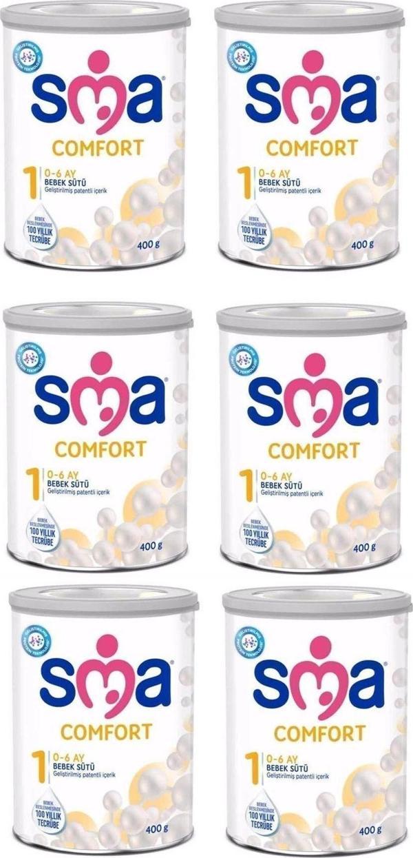 SMA COMFORT 1 Numara 400 GR 0-6 Ay 6`lı (2400GR) - Image 1