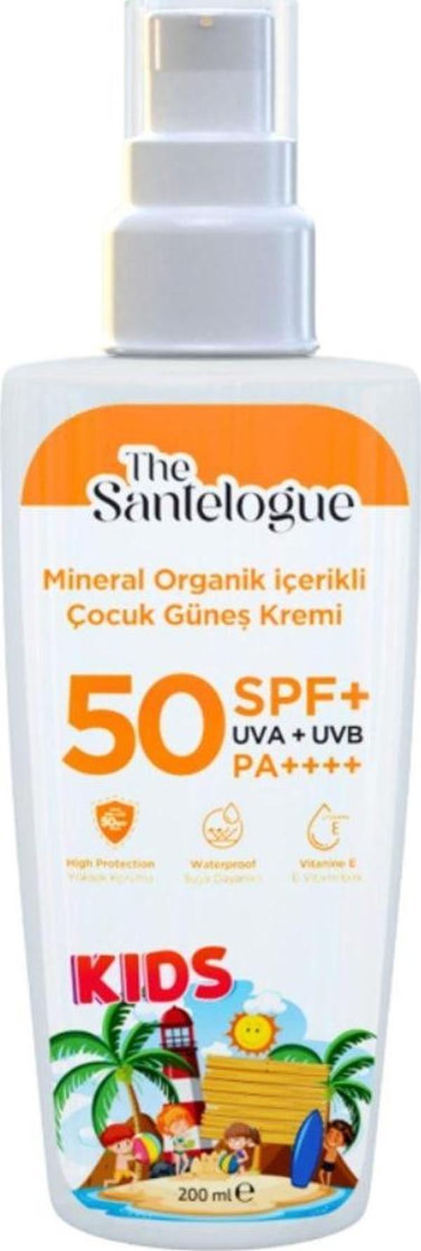 The Santelogue Organik Güneş Kremi Kids Spf50+ 200 Ml - Image 1