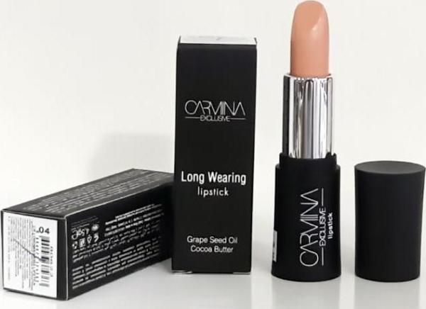 Carmina Long Wearing 04 Lipstick Nude Ruj - Image 1