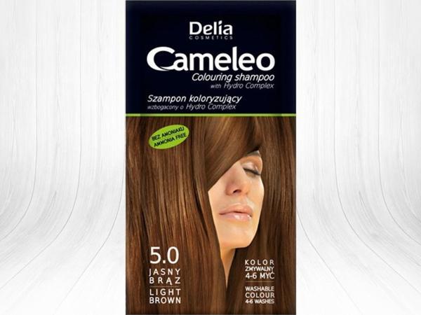 Delia Camelia Saç Renklendirici Şampuan 5.0 Açık Kahve - Image 1