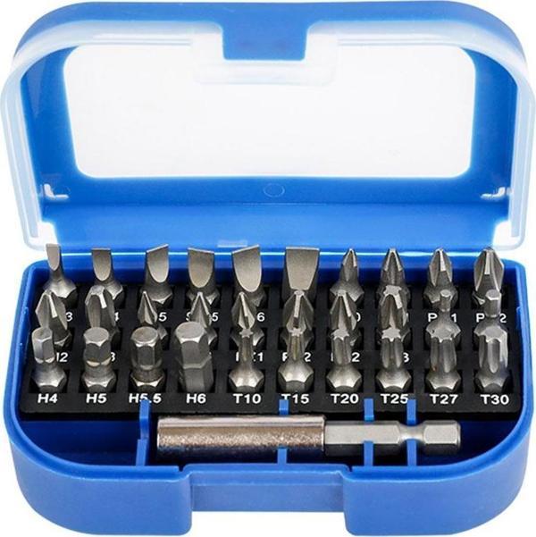 WORKPRO WP200513 31 Parça CR-V Vidalama Bits Uç Seti - Image 1