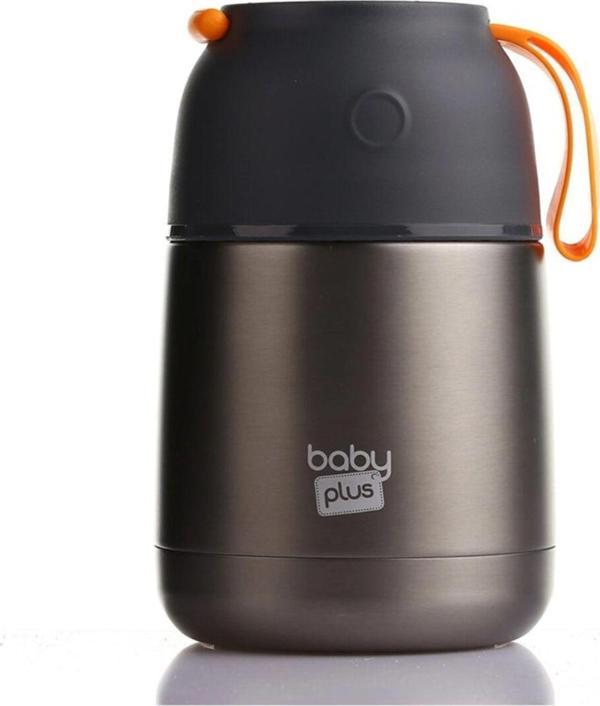 Baby&Plus Vakumlu Çift Taraflı Bebek Mama Saklama Termosu 450 Ml - Image 1